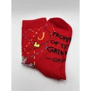 Grinch Socks Limited Edition McDonald's Red